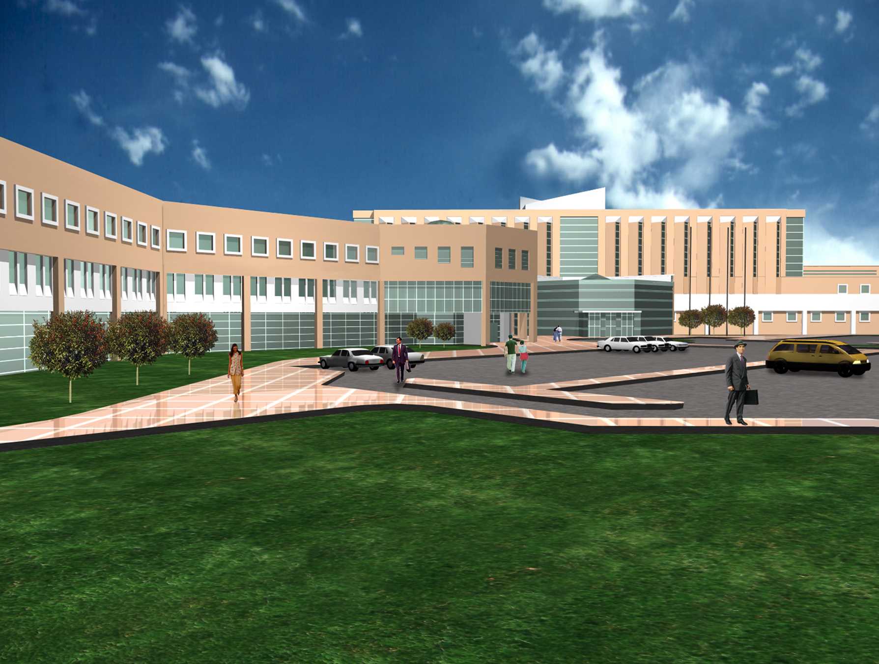 300 yataklı araştırma ve uygulama hastanesi Bişkek Kırgızistan